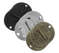 FOMIYES Kit de 12 Inserts Métalliques Ronds pour Ouvre-bouteille Diy, 3 Couleurs, Accessoires pour Fabrication D’ouvre-bières, Outil Polyvalent de Bricolage, Ustensile la Cuisine Bar