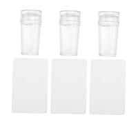 FOMIYES Kit De 3 Outils De Nail Art Avec Grattoir Et Plaques Destampage Pour Manucure