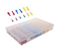 FOMIYES Kit de 480 Cosses à Sertir Isolées en Caoutchouc Connecteurs Électriques Mâles et Femelles Connecteurs Rapides Fourche Ensemble Complet pour Câblage Automobile et Installation