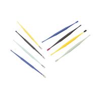 FOMIYES Kit de 8 Pièces pour Extraction du Cérumen Cuillère Nettoyante Double Embout en Plastique et Métal, Portable et Léger, pour Salon et Voyage