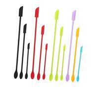 FOMIYES Kit De Mini Spatules En Silicone Pour Fond De Bouteille 12 Pièces Grattoir À Poignée Pour Bouteille De Cosmétiques Cuisine Polyvalent Pour La Cuisson La Fabrication De Gâteaux