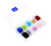 FOMIYES Kit de Nail Art 3d Amovible 10 Pièces Boules Magnétiques en Peluche pour Boules en Fausse pour D'apprentissage