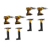 FOMIYES Kit de Réparation de Ballons en Film Aluminium 8 Pièces pour Décoration de Fête d'Anniversaire Thème Chantier Étanche et Résistant Accessoires pour Ballons Aluminium Garçons