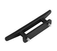 FOMIYES Kit de Taquet D’Ancrage Noir pour Kayak Bateau et Canoë Support de Corde Robuste Vis Incluses Fixation Compacte pour Pont D’Amarrage Accessoire Polyvalent pour Navigation et