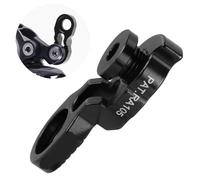 FOMIYES Kit D'extension de Patte de Dérailleur Arrière pour Vélo, Rallonge en Alliage D'aluminium Noir, Compatible avec Volants D'inertie 34-52 Dents, Support Cadre Robuste, pour Vélo