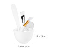 FOMIYES Kit Outils DIY pour Masque Facial Bol Silicone Chute Spatule Pinceau Doux Cuillère de Mélange pour Usage Personnel et Salon Professionnel