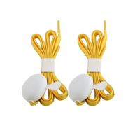 FOMIYES Lacets de Chaussures Lumineux LED Lavables 4 Modes Clignotants Jaunes 10 Lampes LED Intégrées pour Activités Nocturnes et Cyclisme