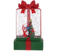 FOMIYES Lanterne LED de Noël Décorative Verte Portable en Plastique Robuste sans Pile pour Décoration de Fenêtres et Portes Style Festif Xmas