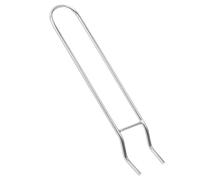 FOMIYES Lève-Gril pour Barbecue Gaz et Charbon Poignée Isolante, Accessoire pour Grille de Cuisson Ronde, Adapté pour Barbecue Extérieur et Grillades en Famille