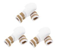 FOMIYES Lingettes Doigts en Nylon pour Chiens et Animaux de Compagnie, Lot de 6pcs, Nettoie Dents, Prévient la Mauvaise Haleine et Favorise la Santé Bucco-Dentaire