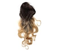 FOMIYES Long Wavy Synthetic Wig With For Women Heat Resistant Gradient Curly Hairpiece For Cosplay Daily Styling And Special Events