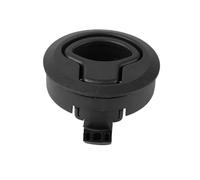 FOMIYES Loquet Encastré à Fermeture Automatique pour Trappe de Bateau Grosse Taille Plastique Résistant à la Corrosion Poignée Ronde Noire Adapté aux Trappes de Pont Portes et