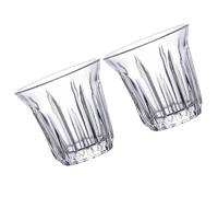 FOMIYES Lot 2 Tasses à Café en Verre 160 Ml, Mug Double Paroi Décoratif et Isolant, pour Servir Flat White ou Cappuccino Chez Soi