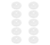 FOMIYES Lot de 10 Colliers en Dentelle Blanche pour Bouquet de Mariée Supports Floraux Légers et Stables Accessoires Décoratifs pour Mariage Cortège Nuptial et Événements Spéciaux