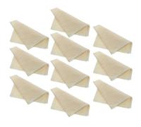 FOMIYES Lot de 10 Étamines en Coton Naturel 40x40 Cm, Passoire Alimentaire à Maille Fine Réutilisable pour Tofu, Filtrage Lait de Soja, la Cuisine et Restauration, Tissu Filtrant de Haute