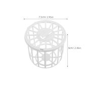 FOMIYES Lot de 10 Nichoirs en Plastique pour Oiseaux, Adaptés aux Cages à Oiseaux, pour Pinsons, Canaris et Perroquets, Nid D’élevage Solide, Facile à Nettoyer, Accessoires de