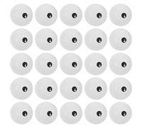 FOMIYES Lot de 100 Ballons en Latex 5 Pouces Blancs Motif Œil, Ballons Épais pour Décoration Fête, Accessoires Amusants pour Guirlandes, Arches et Événements Festifs