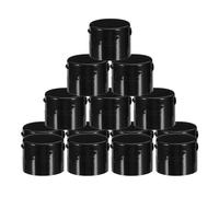 FOMIYES Lot de 100 Bouchons à Clapet en Plastique Pp Noir Brillant 28 Mm pour Flacons de Lotion Corps, Couvercles Étanches Rechargeables, Distribution Facile, Usage Cosmétique