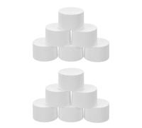 FOMIYES Lot De 100 Bouchons Distributeurs De Dentifrice En Plastique À Filetage Fin Réutilisables Pour La Salle De Bain Et La Maison Bouchons À Clapet Blancs Faciles À Presser Et À