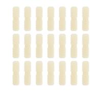 FOMIYES Lot de 100 Chevilles en Nylon pour Meubles, Connecteurs Double Filetage 27 X 8,4 Mm, Piquets Robustes pour Étagères et Armoires, Fixation Stable pour Bricolage et Aménagement