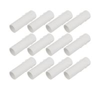 FOMIYES Lot de 12 Manchons Cache-bougies en Plastique Blanc 30x100mm pour Lustres, Tubes Anti-goutte Décoratifs Compatibles Douilles Bougies, Accessoires pour Décoration Fête et Éclairage