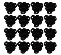 FOMIYES Lot de 16 Protections d'angle en Fer pour Haut-Parleurs, 1,73 Pouces, Résistantes la Rouille, Usage pour Enceintes et Coins de Mobilier, Montage Rapide