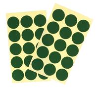 FOMIYES Lot de 2 Autocollants de Points Verts pour Table de Billard Patchs Ronds en Papier Autocollant Diamètre Adapté pour Réparation et Marquage Compatibles Tables de Billard