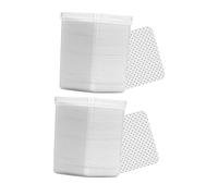 FOMIYES Lot De 2 Boîtes De 400 Tampons Nettoyants En Coton Pour Vernis à Ongles, Lingettes Pour Ongles, Utilisation Nail Art Et Dissolvant, Coton Blanc Doux, Pour Manucure Et Démaquillage