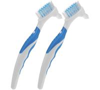 FOMIYES Lot de 2 Brosses de Nettoyage pour Carapace de Tortue, Double Face, Mini Portable, Bleu, Outil pour Éliminer la Boue et Saletés, Nettoyage Personnel, Accessoire Santé Reptile,