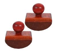 FOMIYES Lot de 2 Buvards à Bascule en Bois pour Stylo-plume, Outil Absorbant D'encre de Bureau, Séchage Rapide, Accessoire Calligraphie pour Écriture Précise et Propre, Tampons Encreurs