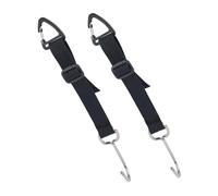 FOMIYES Lot de 2 Crochets Cachés pour Appuie-Tête de Voiture en Acier Inoxydable Crochet Robuste et Amovible pour Suspendre Paquet à Dos Portefeuilles Vêtements Véhicule