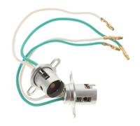 FOMIYES Lot de 2 Douilles pour Éclairage LED de Moto en Fer et Plastique, Adaptateurs de Support de Phare Compatibles Scooters Électriques, Prises de Pré-câblage Fiables pour Faisceau