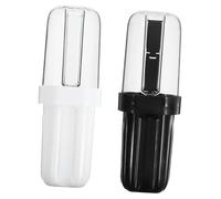 FOMIYES Lot De 2 Gobelets pour Bain De Bouche Boîte De Rangement pour Brosse À Dents Étui De Transport pour Brosse À Dents Porte-Brosse À Dents Portable Gobelet pour Brosse À Dents