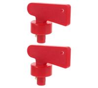 FOMIYES Lot de 2 Interrupteurs Coupe-Circuit Clés pour Batterie de Voiture Bateau et Camping-Car Interrupteur de Déconnexion 12V Robuste pour Contrôle D’Alimentation Électrique Marine