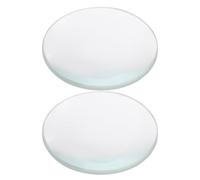 FOMIYES Lot de 2 Lentilles Biconvexes en Verre Transparent 30 Mm de Diamètre Focale 50 Mm, Outil Pédagogique pour Expériences Scientifiques en Physique et Laboratoire Éducatif