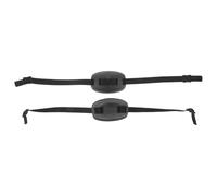 FOMIYES Lot de 2 Mentonnières Rembourrées pour Casque de Hockey Rugby et Football avec Sangle Réglable Coussinet de Mentonnière Souple Accessoires de Protection Sportive Polyvalents