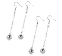 FOMIYES Lot De 2 Paires De Boucles D'Oreilles Disco Décoratives Pour Femmes Et Adultes Effet Miroir Doré Style Vintage Tendance En Plastique Et