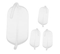 FOMIYES Lot De 2 Paires De Boucles D'Oreilles En Silicone Pour Femme Crochets D'Oreilles Réutilisables En Gel De Silice Transparent