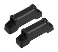 FOMIYES Lot de 2 Patins de Repose-Pieds en Plastique pour Fauteuil Inclinable, Glissières Épaisses 10,3 Cm, Accessoire de Remplacement pour Chaise de Bureau et Chaise de Jeu, Pieds