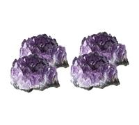FOMIYES Lot De 2 Pierres Précieuses En Cristal D'améthyste Naturelle En Forme De Cœur Décoratives Idéales Pour La La Maison Ou Le Bureau