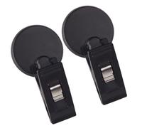 FOMIYES Lot de 2 Pinces Adhésives pour Voiture, Clips Porte-tickets de Stationnement Compacts et Légers, Support Multifonction pour Reçus, Cartes et Badges, Facile à Coller et Organiser