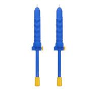 FOMIYES Lot de 2 Pompes à Dessouder Manuelles Bleu Grosse Taille Outil d'Aspiration de Soudure en Plastique Robuste Machine à Dessouder pour Assistance au Soudage et Nettoyage