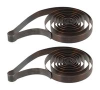 FOMIYES Lot de 2 Ressorts Métalliques pour Mécanisme D’Horloge Mécanique, Pièces Détachées en Acier pour Réparation et Remplacement, Accessoires Précis pour Projets de Bricolage Horloger