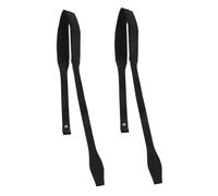 FOMIYES Lot de 2 Sangles Réglables pour Bâtons de Randonnée Ski en Nylon Noir Bande de Fixation Polyvalente pour Sports de Plein Air Bracelet de Protection Confortable et Solide pour