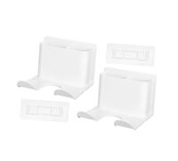 FOMIYES Lot De 2 Supports Adhésifs Pour Sèche-Cheveux Support Mural Pour Sèche-Cheveux Crochet Pour Sèche-Cheveux Étagère De Montage Pour Sèche-Cheveux Cintre Pour Sèche-Cheveux