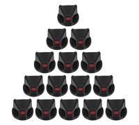 FOMIYES Lot de 20 Buses de Peinture en Aérosol Noires, Embouts de Pulvérisation Résistants à l'eau, Accessoires pour Graffiti et Bricolage, Compatibles Bombes Aérosols Standard,