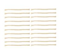 FOMIYES Lot de 20 Mèches en Coton Simples pour Lampe à Huile, Mèche en Vrac 100% Coton, Compatibles Brûleur à Pétrole, pour Usage Domestique et Décoratif, Recharge pour Lampe à Huile