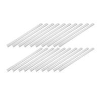 FOMIYES Lot de 20 Porte-Étiquettes Adhésifs Transparents 50X3 CM en Plastique pour Étagères de Supermarché Supports Autocollants pour Affichage de Prix et Gestion des Stocks en Magasin