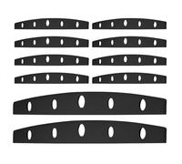 FOMIYES Lot de 20 Protège-lames en Plastique pour Couteau à Pizza 30 Cm, Étuis de Protection Incurvés Sécurisés pour Lames en Acier Inoxydable, Accessoire Hygiénique Cuisine et Transport