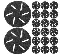 FOMIYES Lot de 20 rouleaux de rechange pour éliminateur de callosités électriques, têtes de meulage professionnelles pour soins des pieds, pour callosités dures et peaux mortes, noir